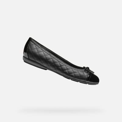 GEOX ANNYTAH DAMES Ballerina's - ZWART - Maat 40