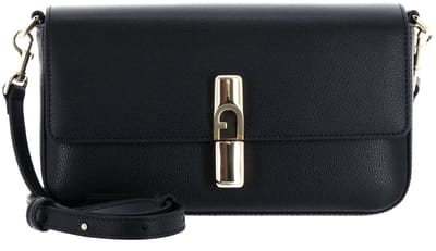 FURLA Leren schoudertas Iride Crossbody Bag Nero zwart