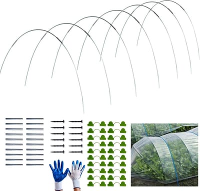 Tuinhoepels 30 stuks - Ondersteuningshoepels Kweek - Bescherming Planten - Afneembaar Glasvezel Frame - 15 inch Diameter