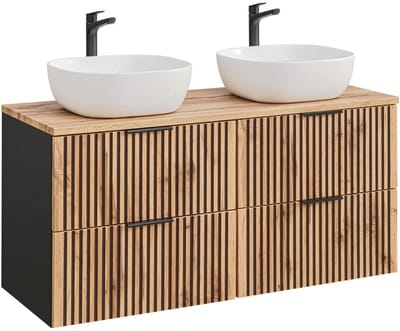 Sanifun badkamermeubel Wotan 1200 opbouw Wit