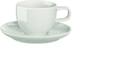 ASA Selection Kolibri espressokopje, met schotel, kopje, espressokopje, porselein, wit, 60 ml, 25112250