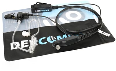 DerComms® security oortje voor Caltta PH6 / E6 - headset - Surveillance oortje - DCH-42C