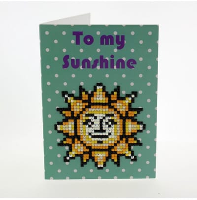 Diamond Paint Card To My Sunshine WC0295