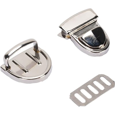 10 Set Steekslot Sluiting voor Riem Portemonnee Duimslot Eendtong Vormige Tas Accessoires 20mm Breedte met