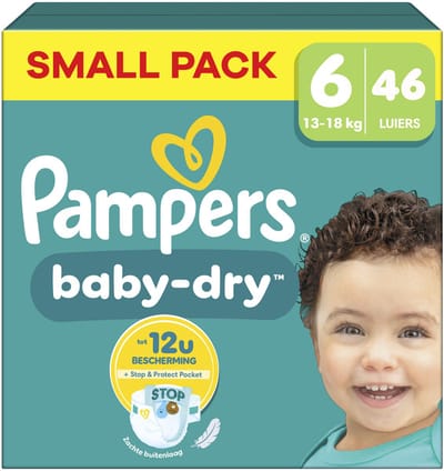Pampers - Baby Dry - Maat 6 - Small Pack - 46 Stuks - 13-18 KG