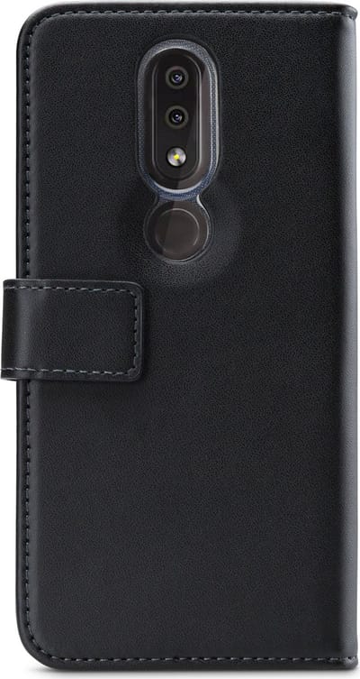 Mobilize Telefoonhoesje geschikt voor Nokia 4.2 Hoesje | Mobilize Classic Gelly Wallet Bookcase Portemonnee | Pasjeshouder voor 2 Pasjes | Telefoonhoesje voor Pinpas / OV Kaart / Rijbewijs - Zwart