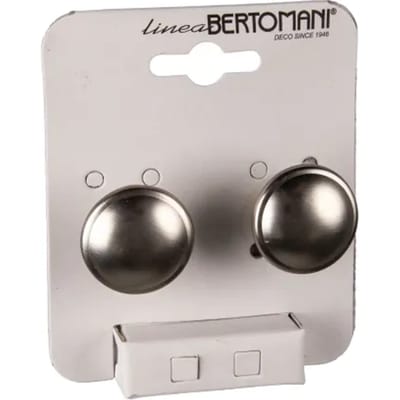 Bertomani Meubelknop - Zamak - Vernikkeld - Rond - 30mm - Set Van 2