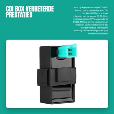 Dailygoods - CDI Box - Verbeterde prestaties - Betrouwbaarheid - Geschikt voor ATV en Dirt Bike - Hoge kwaliteit - Eenvoudige installatie - Duurzaam