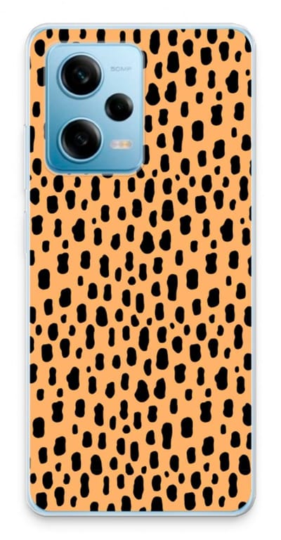 Case Company® - Hoesje geschikt voor Xiaomi Redmi Note 12 Pro 5G hoesje - Panter - Soft Cover Telefoonhoesje - Bescherming aan alle Kanten en Schermrand