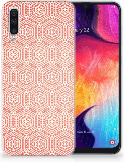 Samsung Galaxy A50 TPU bumper Pattern Orange