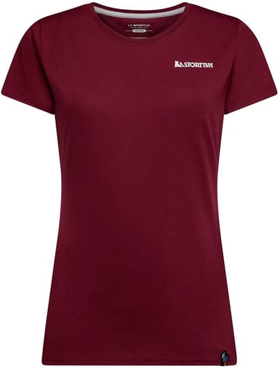 La Sportiva Moon Rock T-shirt Met Korte Mouwen Rood XS Vrouw