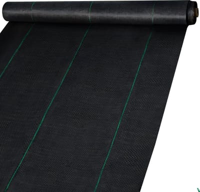 VEVOR Onkruiddoek Tuinvlies Geweven OnkruidbarrièRe Landschap Bodembedekker 6x300 Voet 1,5 Oz Zwaar Pp
