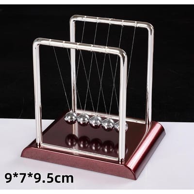 Mouvement Perpétuel Rotatif Pendule de Newton Boule d'Équilibre 24,5 cm 9,65 po 11 cm 4,33 po Culbuto de Physique Décorations de Bureau pour la Maison Jouet Cadeau