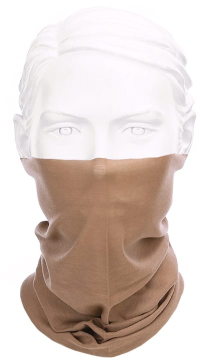 Gezichtsbedekking sjaal - Face Wrap beige/bruin