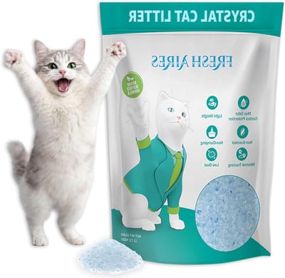 Kattenbakvulling Silica - Kiezels Absorberend - Frisse Geur - Lichtgewicht Makkelijk - 2.72 kg - Niet gespecificeerd