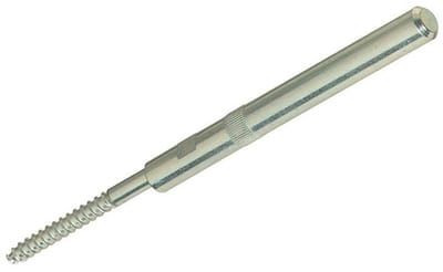 Blinde plankdrager 160 mm - voor zwevende wandplank - schroefdraad - verzinkt - onzichtbare plankdrager