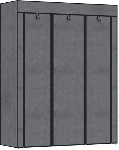 Linnenkast - Kledingkast - Slaapkamer - Kledingkasten - Ladekasten - Kledingrek - Dressing Kasten - Organizer - Donkergrijs