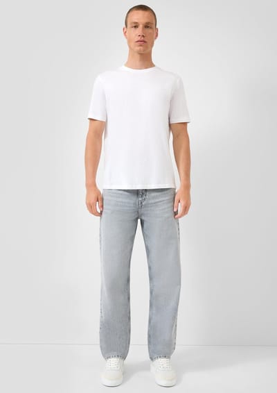 Q/S designed by - Heren broek - Maat W30 X L32 - Mannen - GRIJS - katoen