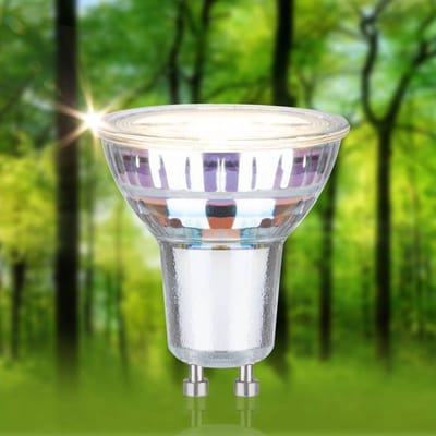 Efficient-Line Standaard 230 V LED-reflector GU10 Set van 1 450lm 2,5W 3000K Zilver