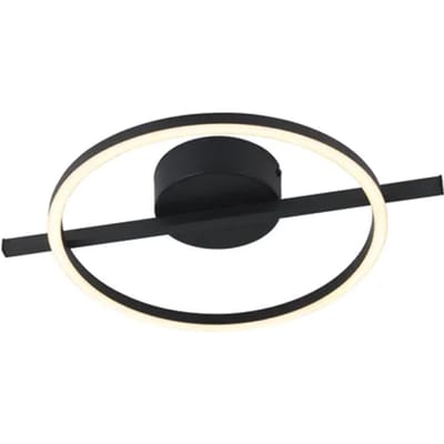 Eglo Plafondlamp Amandolo Rond Zwart 17w
