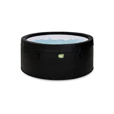 EXIT Leather Premium Opblaasbare Spa - 2 Persoons - Jacuzzi voor Buiten - Hottub met Jets - Zwart