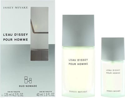Issey Miyake - L ́Eau D'Issey Pour Homme Gift Set Eau de toilette 125 Ml And Pocket Package Eau de toilette 40 Ml
