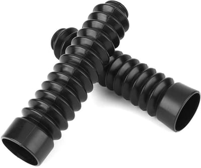 Yctze 2 Stuks Rubber Voorvork Covers voor Motoren - Universeel en Duurzaam