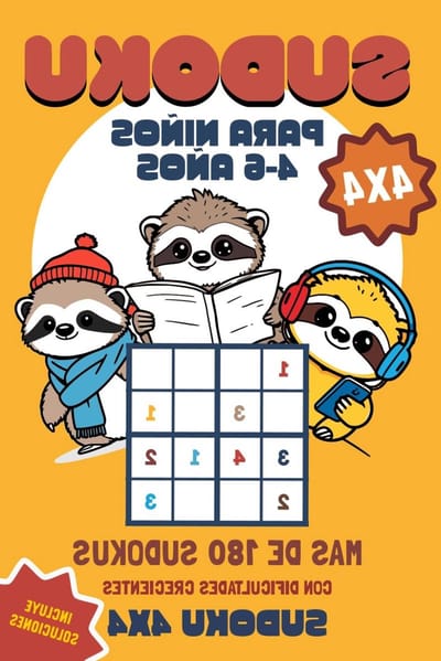 Sudoku voor Kinderen - Logica Spel - Hersenen Trainen - 4x4 Raster - 56 Pagina's - Niet gespecificeerd