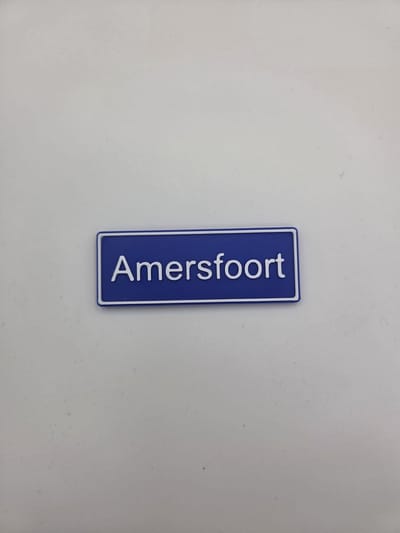 Koelkast Magneet plaatsnaam 8 X 3 CM Amersfoort