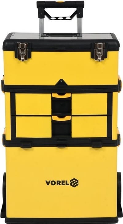 VOREL 3-delige Gereedschapswagen - 57 x 37 x 84,5