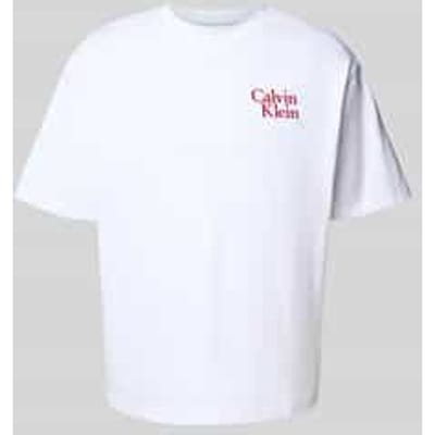 T-shirt met labelstitching