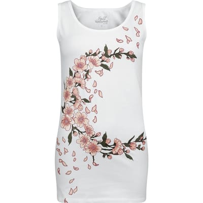 Full Volume by EMP Top - Hemd met bloemetjes - S tot XXL - voor Vrouwen - wit