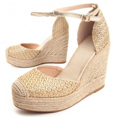 Espadrilles Wedge voor Vrouwen Montevita Luca2 87292 39 goud