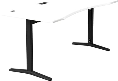 GAME HERO® Villain Gaming Bureau - Met LED Verlichting - USB Hub - 139 x 76 cm - Wit