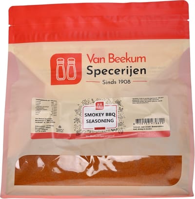 Van Beekum Specerijen - Smokey BBQ Seasoning - 1 KG (hersluitbare stazak)