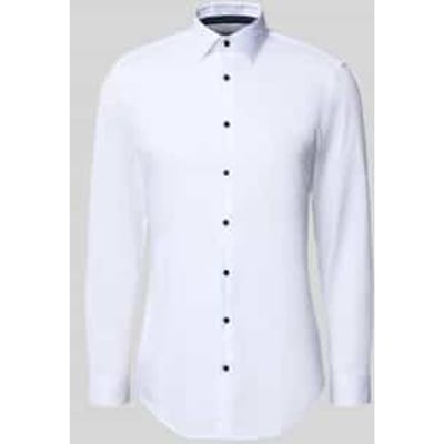 Super slim fit zakelijk hemd met kentkraag
