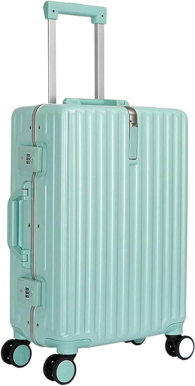 Lichtgewicht Koffer - Handbagage Trolley - Reizen Zonder Zorgen - Explosieveilig Combinatieslot - 26 Inch - Groen