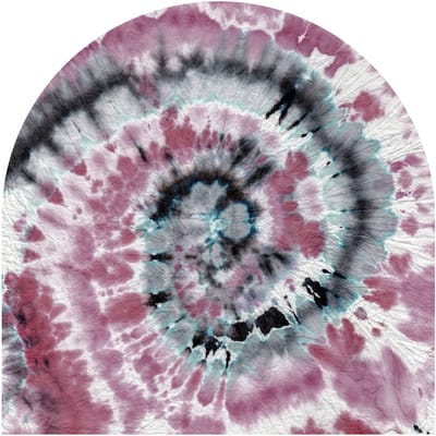 Voorgelijmd vliesbehang met gigantische muurschilderingen - ABSTRACT DYE ARCH - 60x60cm