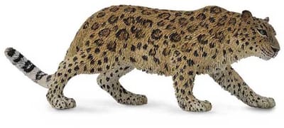 COLLECTA Figurine - Amoerluipaard - (Xl) - Wilde Dieren - Handgeschilderd - Miniatuur