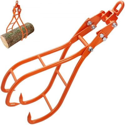 VEVOR bosbouwtangen 1500 kg laadvermogen houthaktangen Max. opening 934,8 mm houttangen 955 x 340 x 263 mm heftangen houtgrijper laadtangen sleeptangen houtverpakkingstangen voor tractoren vrachtwagens heftrucks