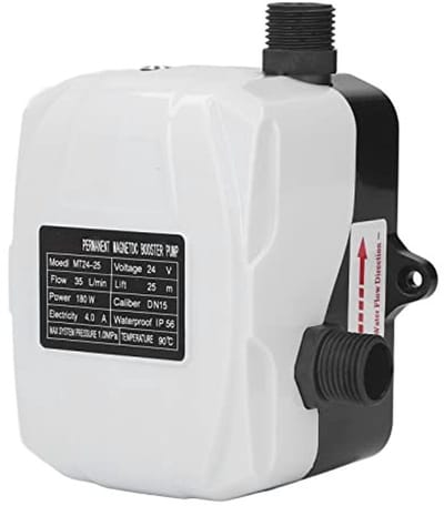 Dailygoods - DC24V 180W drukverhogingspomp - waterdrukverhogende transferpomp - wit - ideaal voor gootsteen en douche - krachtige 35 l per minuut - ef...