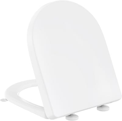 D-vormig toiletdeksel met softclosemechanisme en eenvoudige montage
