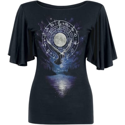 Spiral - Gothic T-shirt - Witchcraft - S tot 4XL - voor Vrouwen - zwart