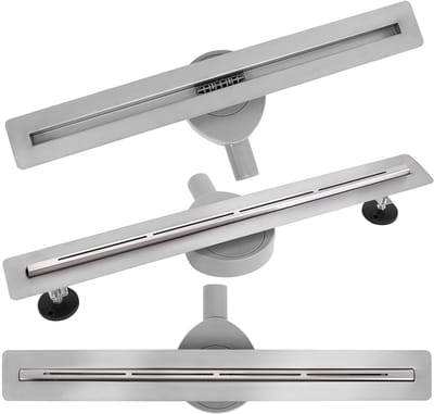 Rea Neox 500 - Lineaire Afvoer - Douchegoot - Geborsteld Staal - 50