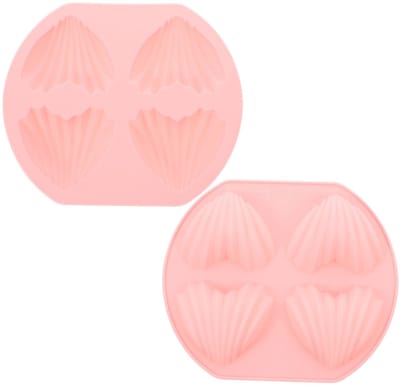 Dailygoods- Muffinbakvorm Siliconen - 2 Stuks - Hartvormig - Antikleef - 40x23x1.5CM - Laag Energieverbruik - Snelle Verwarming - Bakvorm