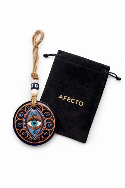 G: Afecto boze oog - formaat 8 cm - Amulet - Talisman - Hanger - Sieraad - Bescherming - Geluk - Boze oog - evil eye