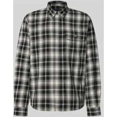 relaxed fit overhemdjack van pure katoen model 'MONTREAL'