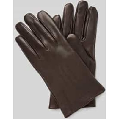 Handschoenen met labeldetail