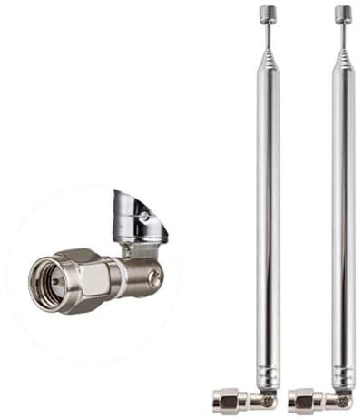 Telescopische Antenne 2 Stuks 8 Secties voor TV en Radio