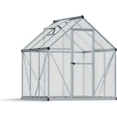 Canopia Tuinkas Mythos 6x6 - Polycarbonaat - Zilver - 185x186x208cm